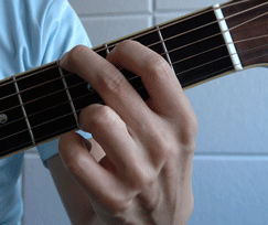 Gコードの押さえ方の見本写真です。